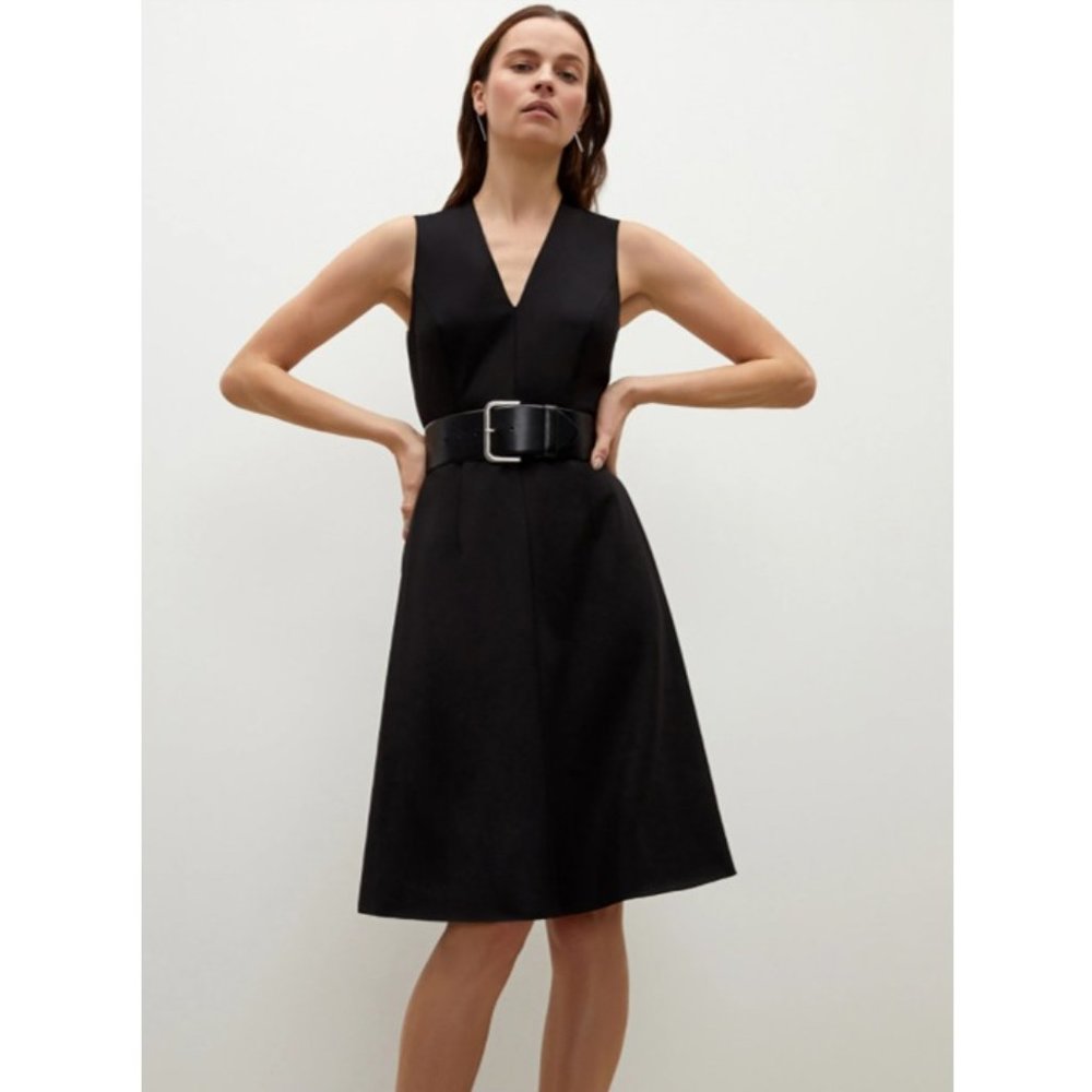 The Jaycie Dress--Washable Wool Twill